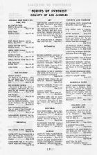 Index - Points of Interest Directory, Los Angeles and Los Angeles County 1949